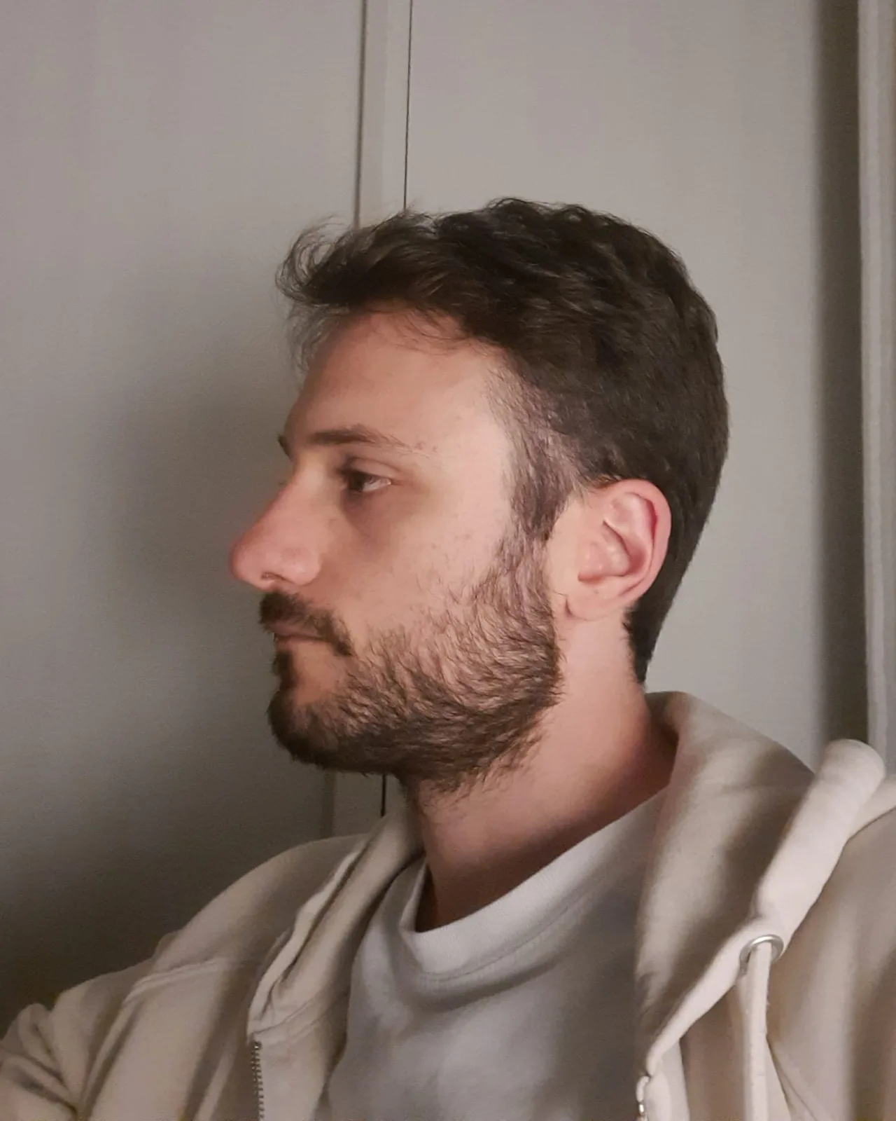 Ritratto di Marco Martino Scarteddu, di profilo